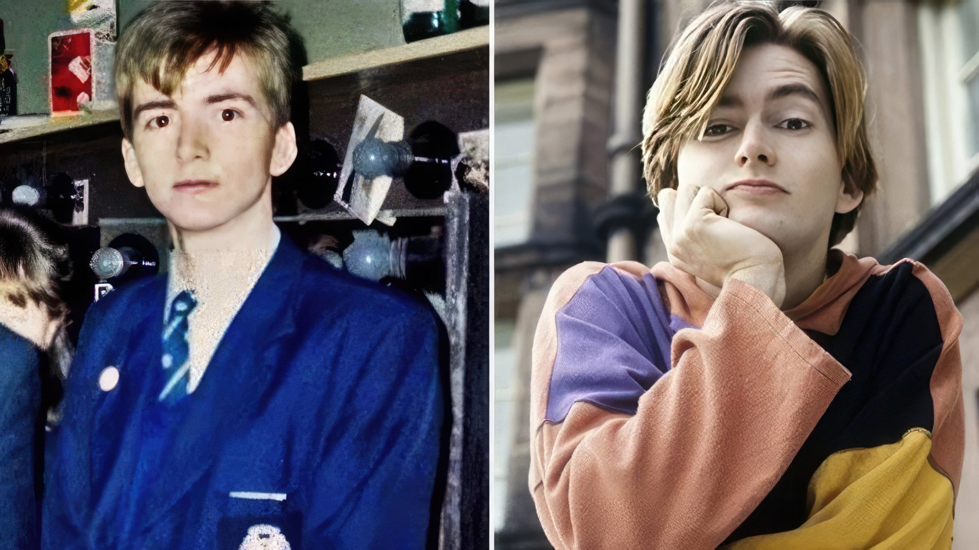David Tennant in his youth