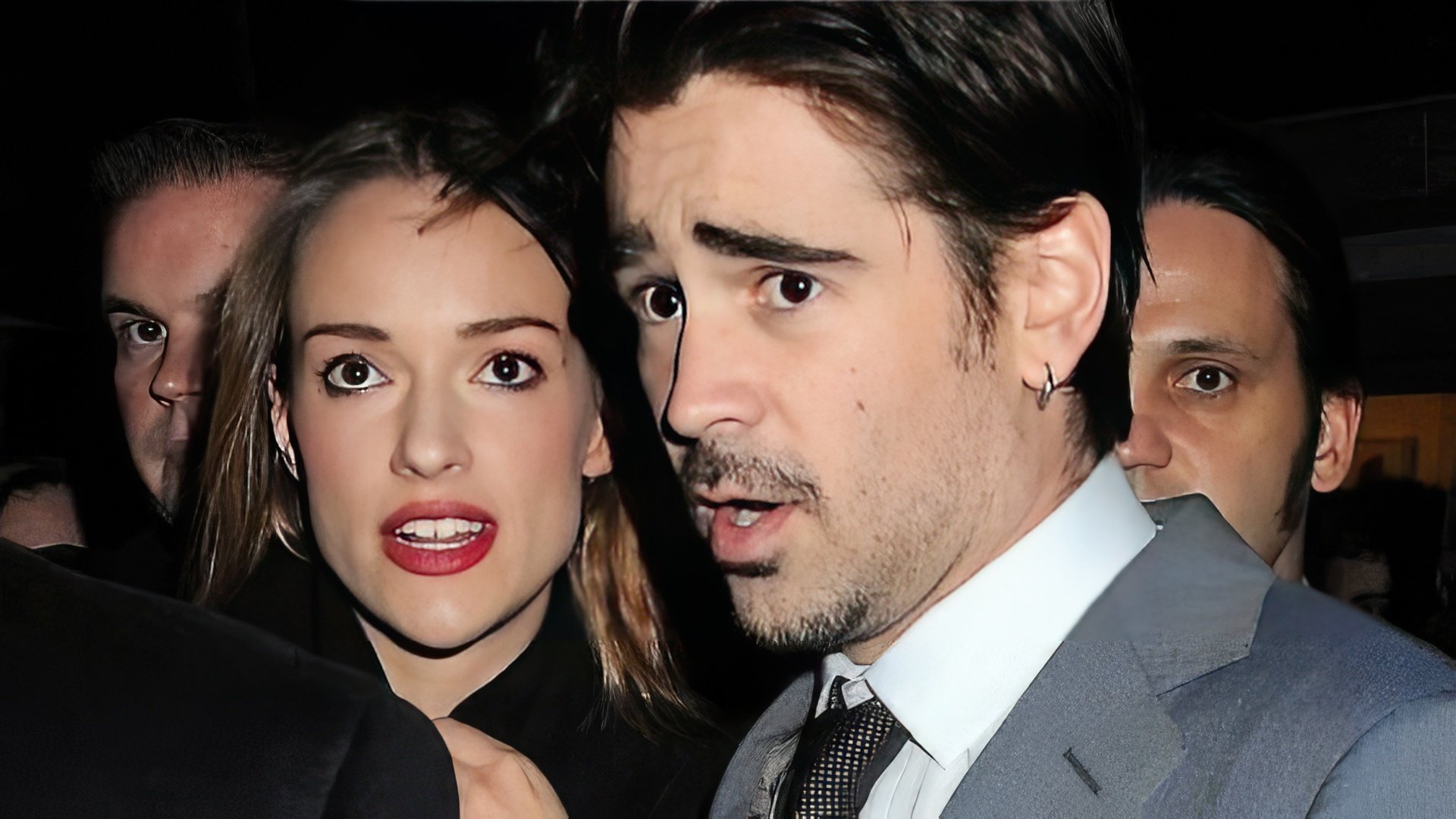Colin Farrell and Alicja Bachleda at the premiere of «Ondine»
